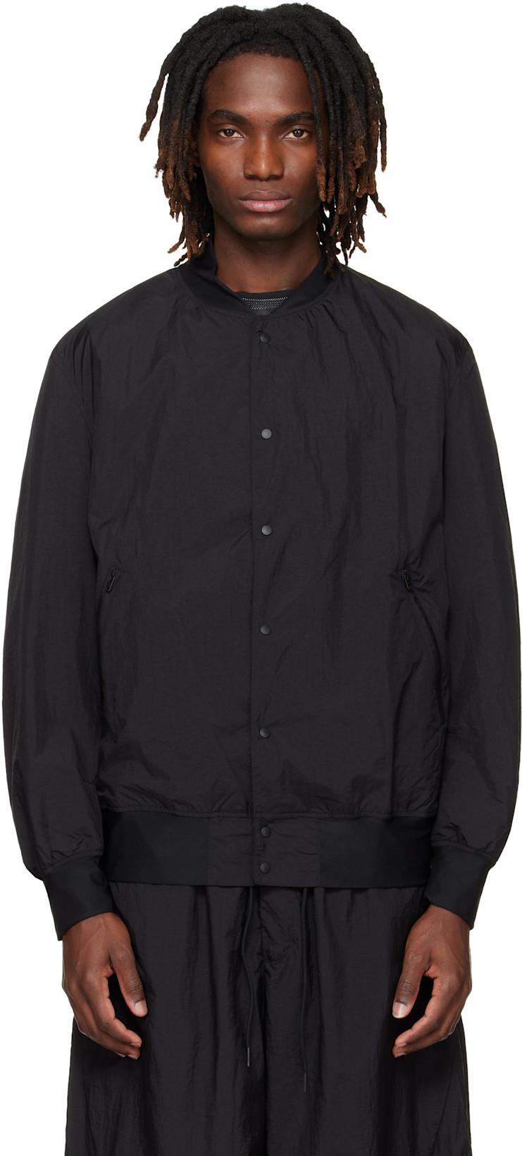 Black Collegiate Bomber Jacket by Y3
