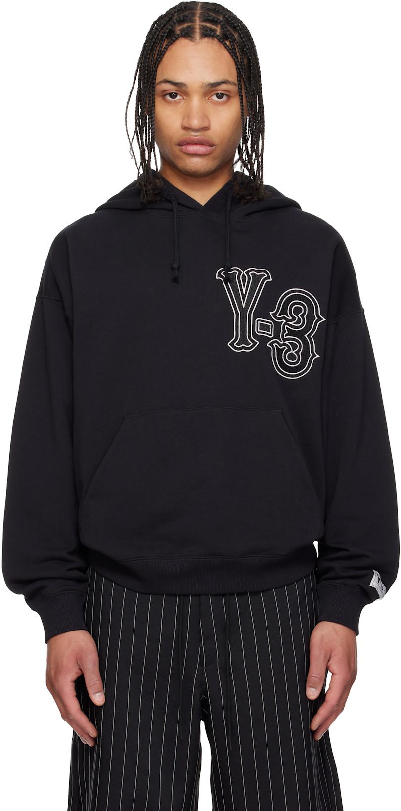 Black Elite 5 GFX Hoodie by Y3