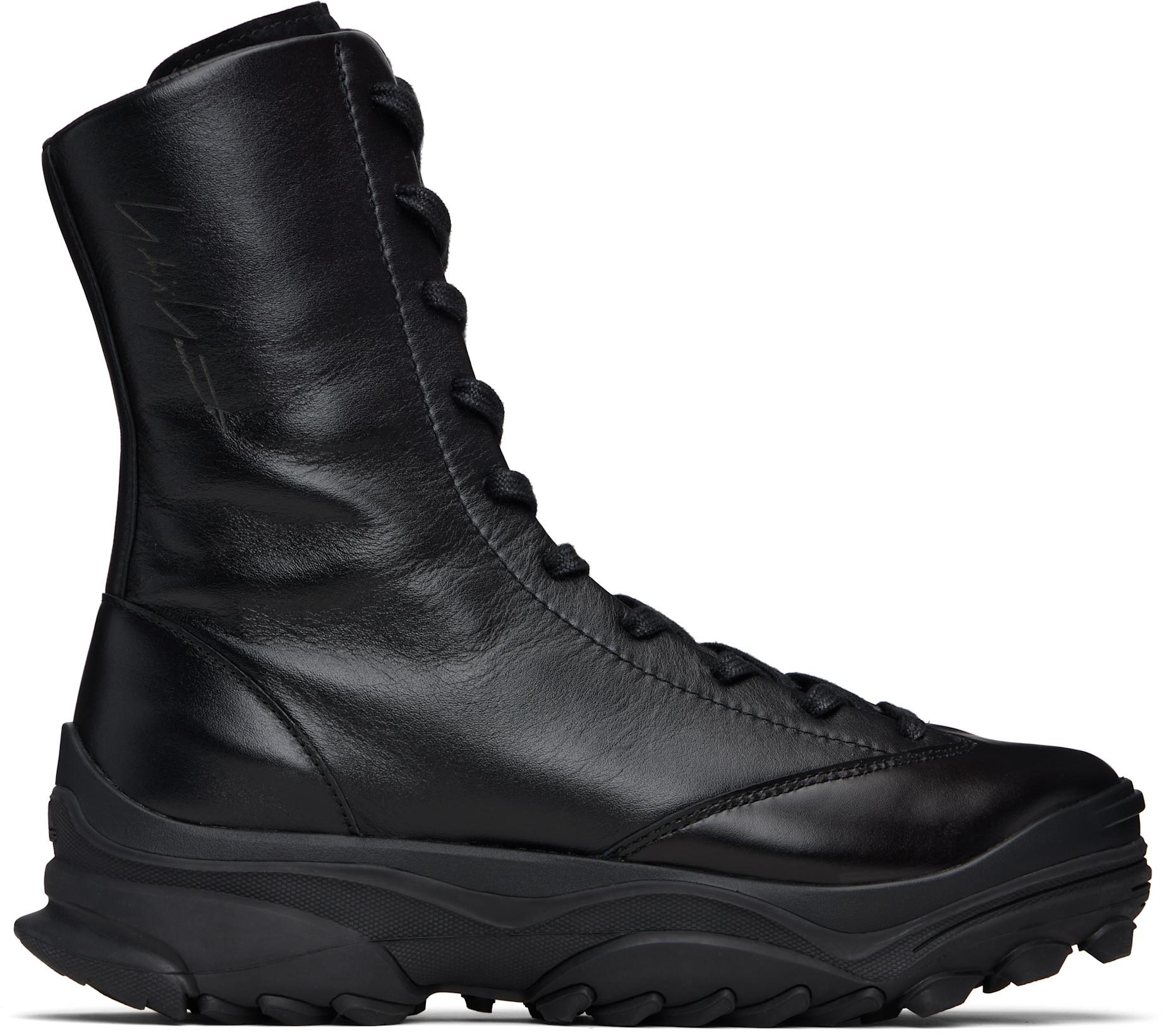 Black GSG9 High Boots by Y3