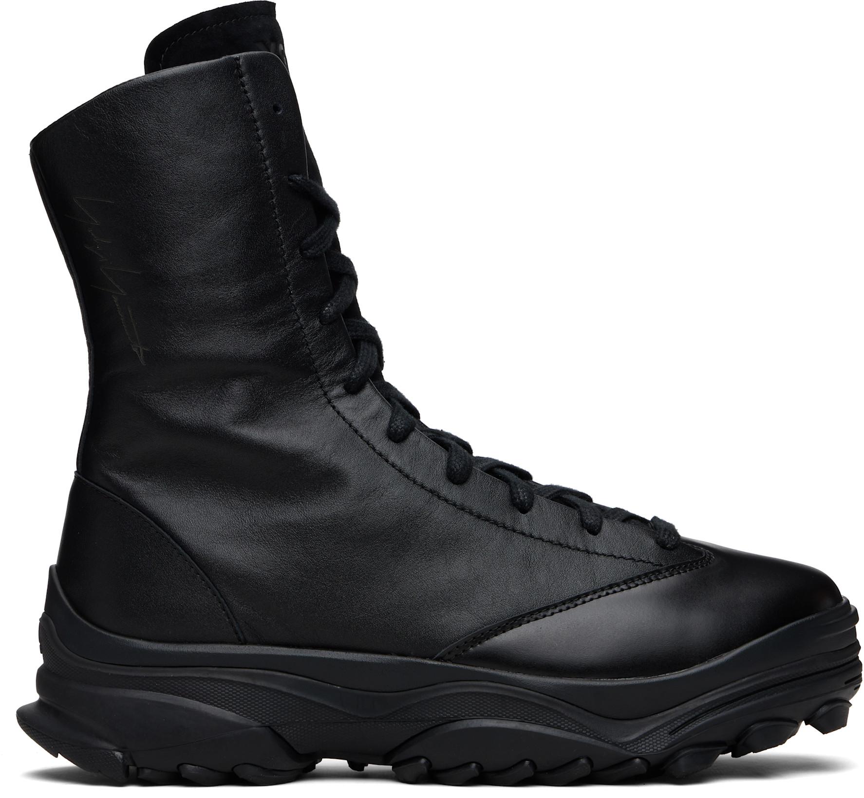 Black GSG9 High Boots by Y3