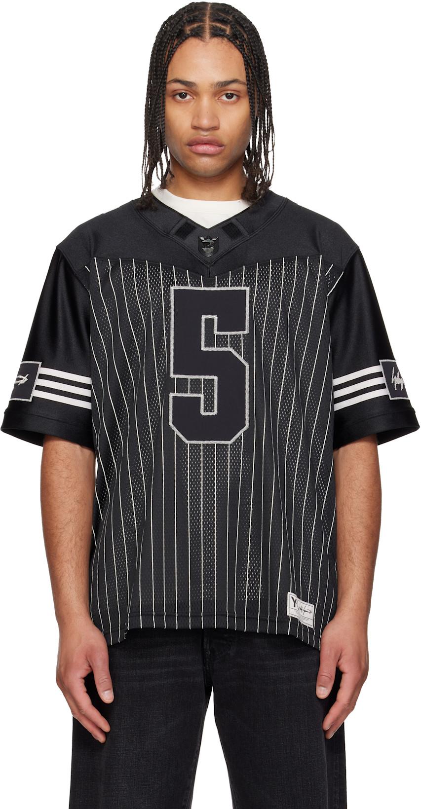 Black Garret Wilson Football Short Sleeve Jersey by Y3