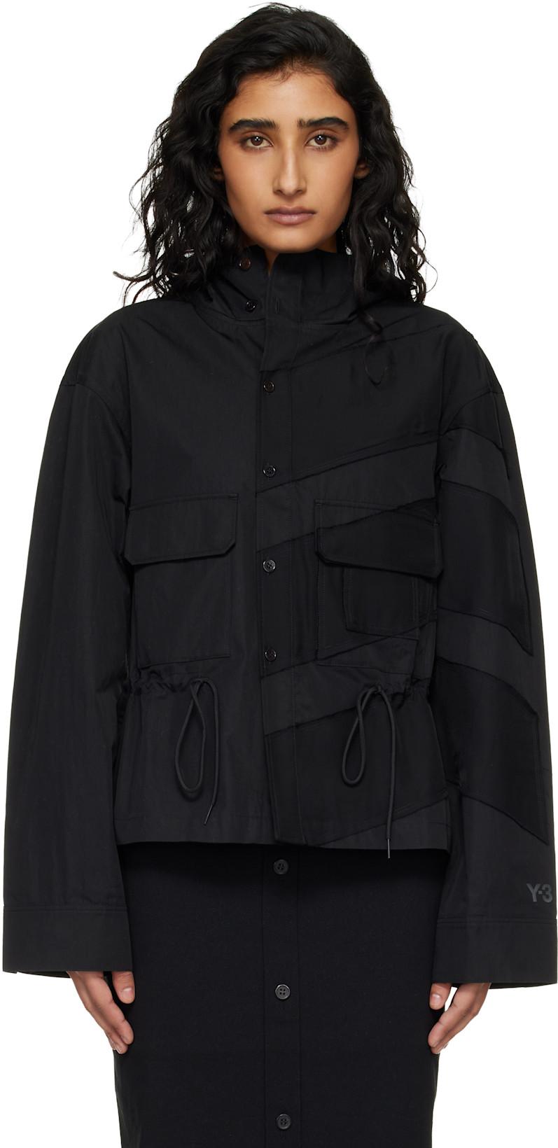 Black Hooded Jacket by Y3