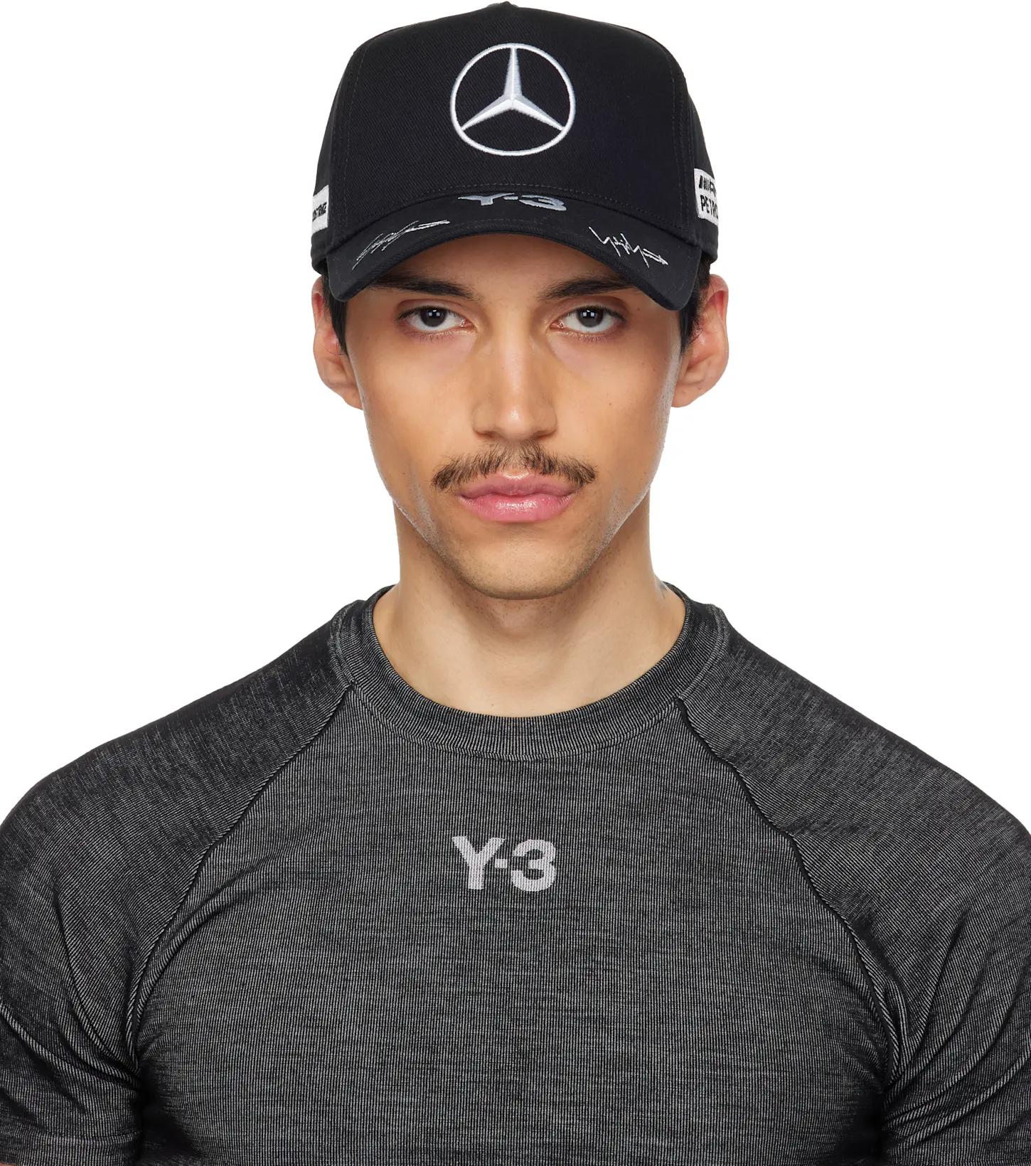 Black Mercedes-AMG F1 Edition Podium Cap by Y3