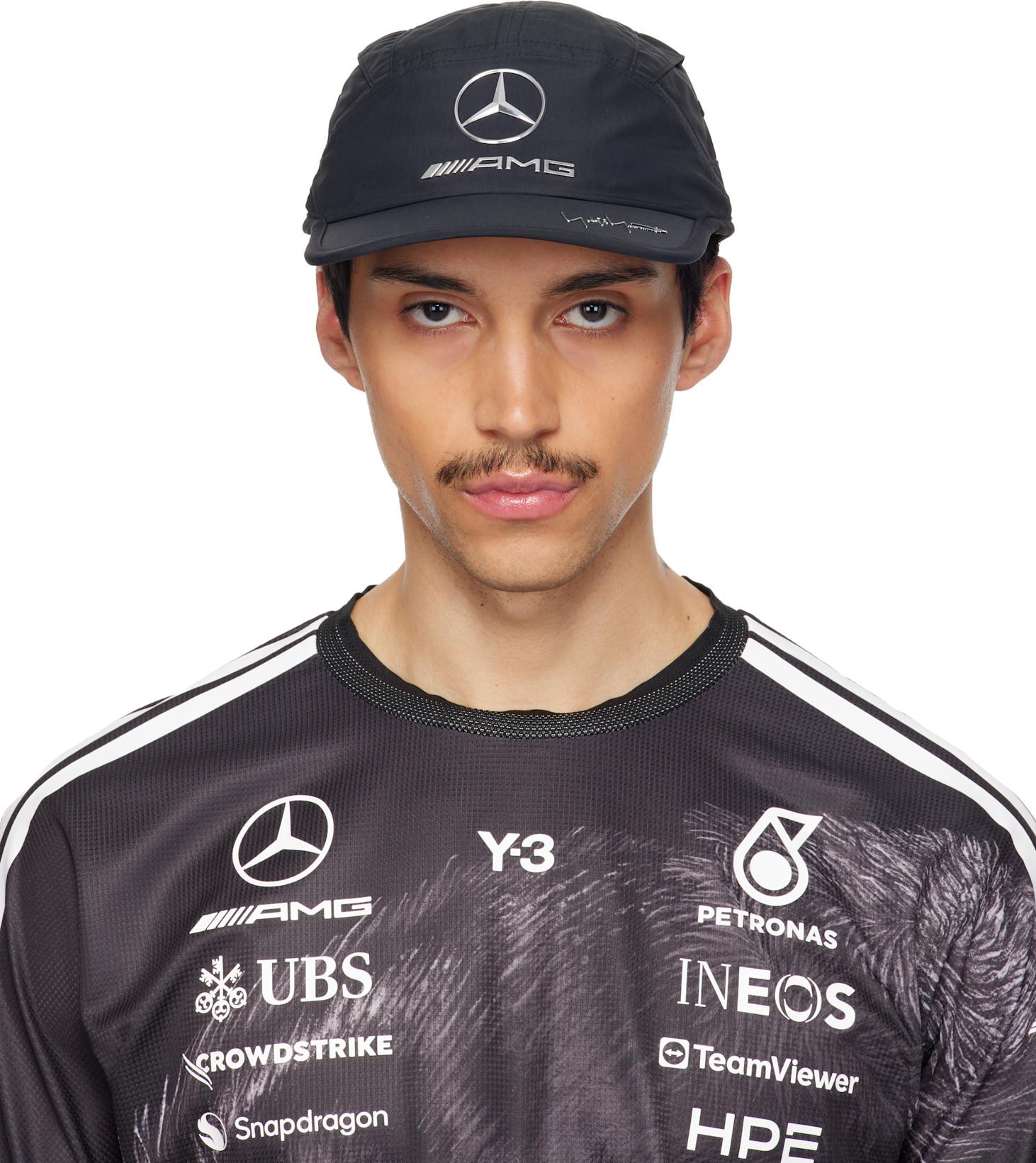 Black Mercedes-AMG F1 Edition Run Cap by Y3