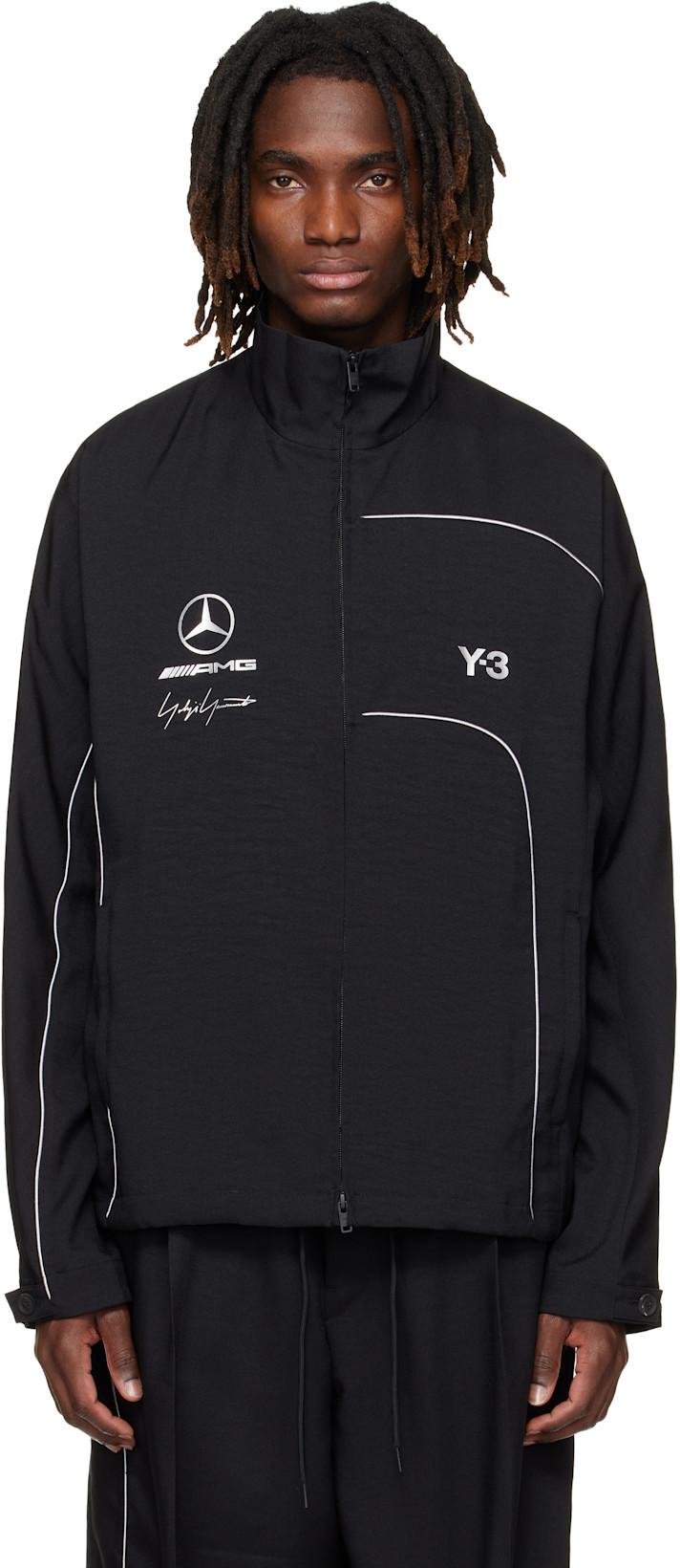 Black Mercedes-AMG F1 Edition Track Jacket by Y3