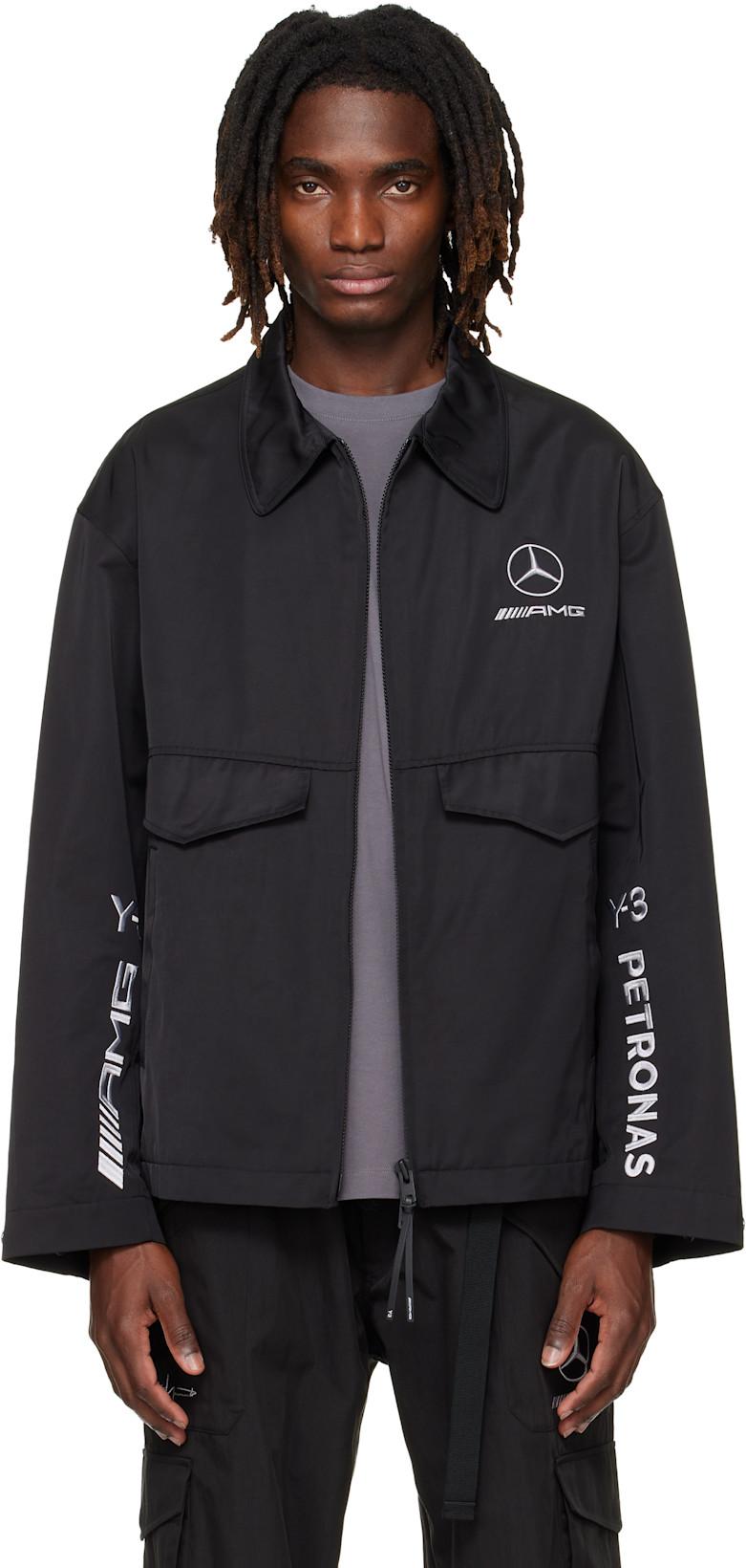 Black Mercedes-AMG F1 Edition Wolf Jacket by Y3