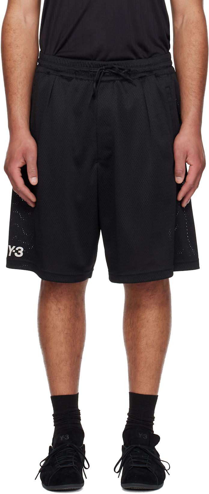 Black Mesh Shorts by Y3