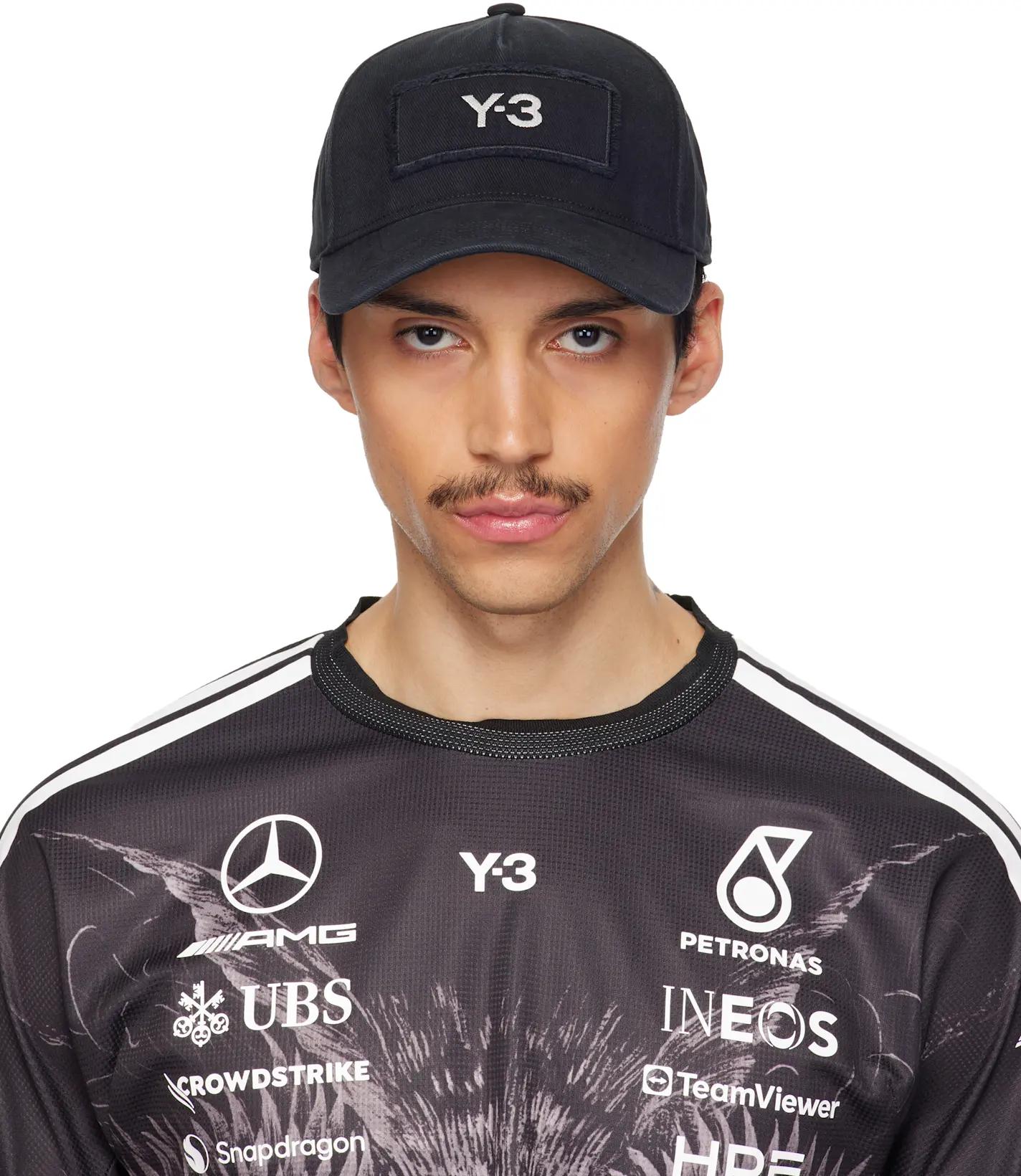 Black Race Cap by Y3