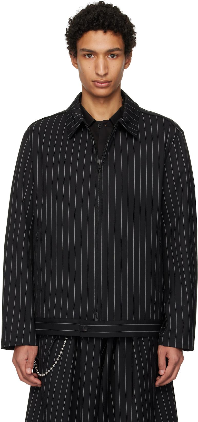 Black Refined Wool UT Blouson Jacket by Y3