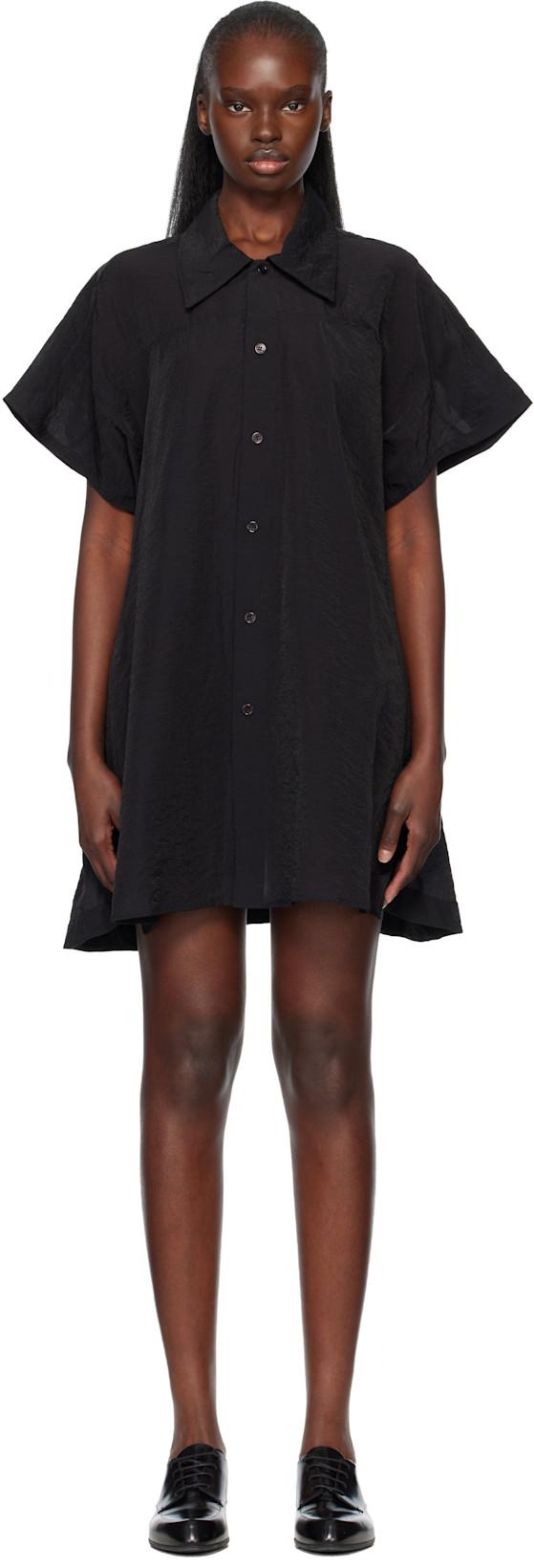 Black Short Sleeve Utility Overshirt by Y3