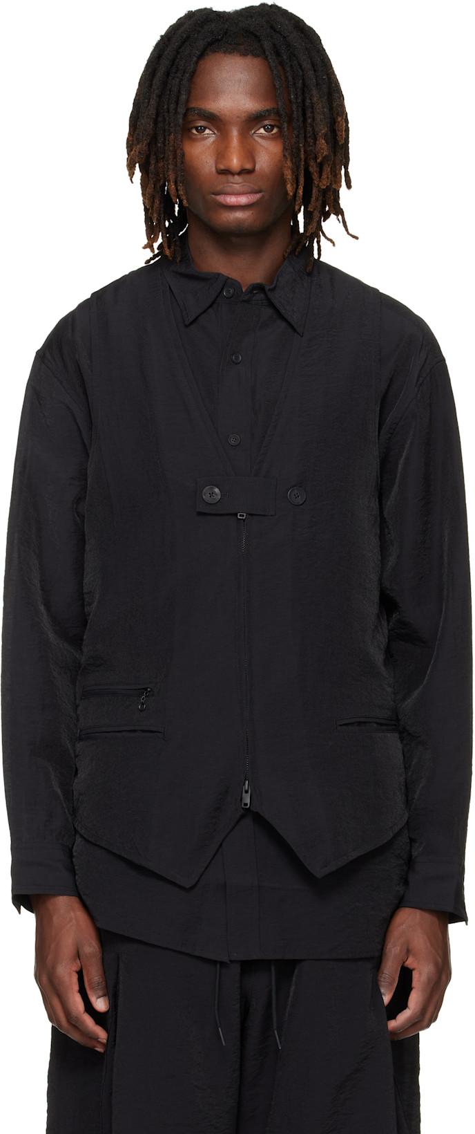 Black Tailored Vest by Y3