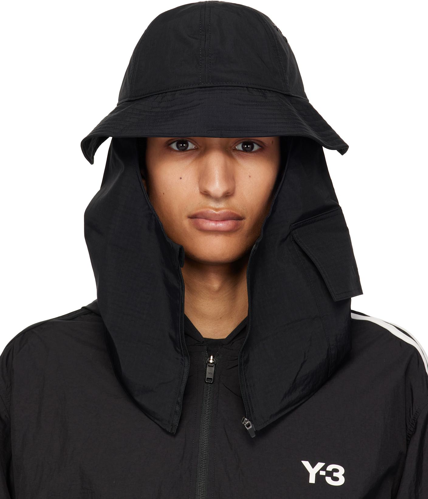 Black Util Bucket Hat by Y3