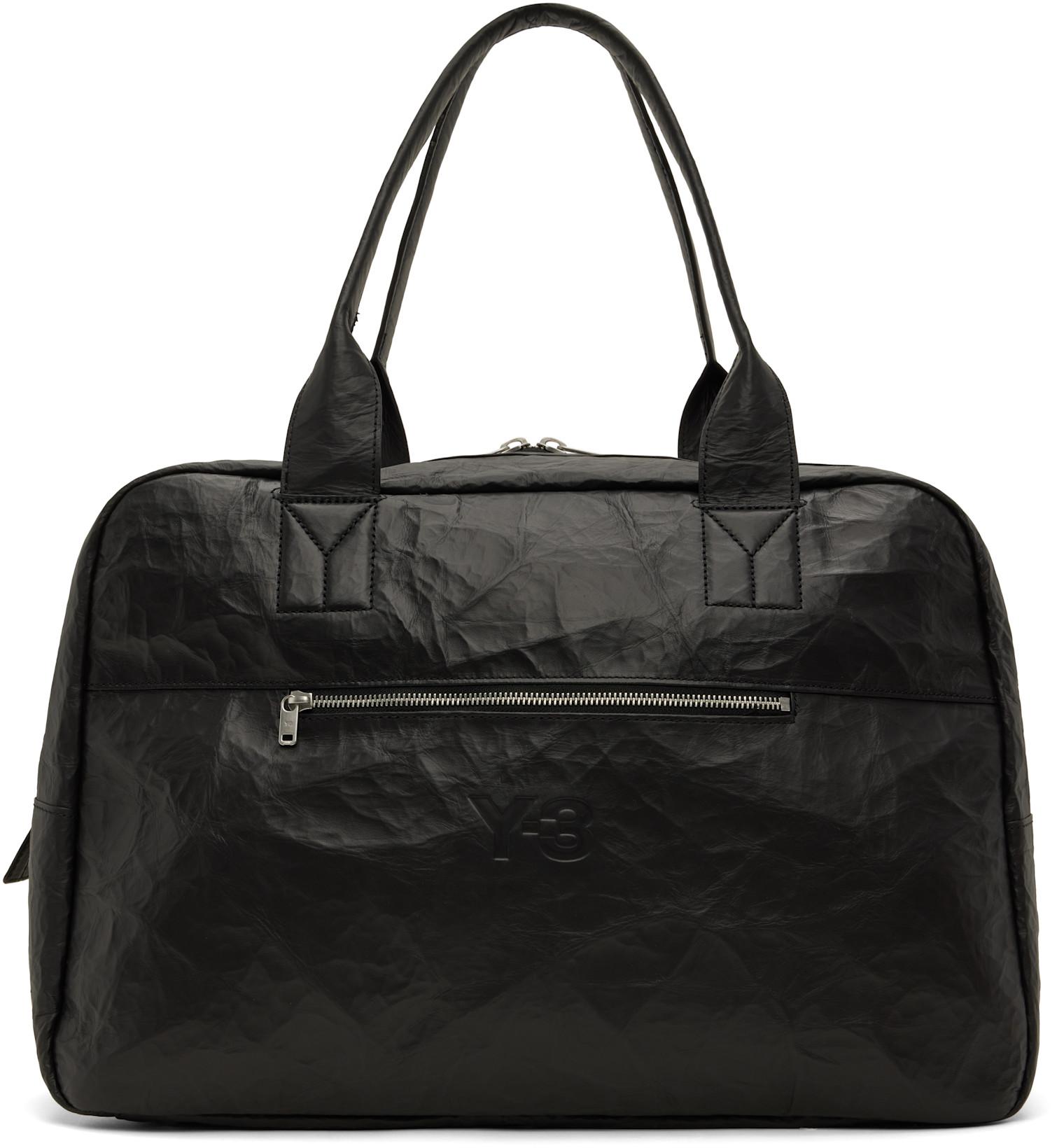 Black Weekender Duffle Bag by Y3