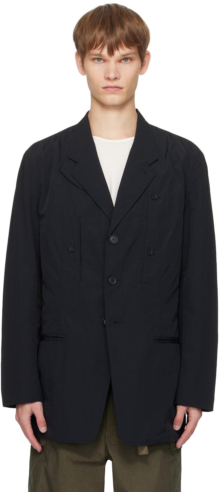 Black 'Y-3 Nylon' Blazer by Y3