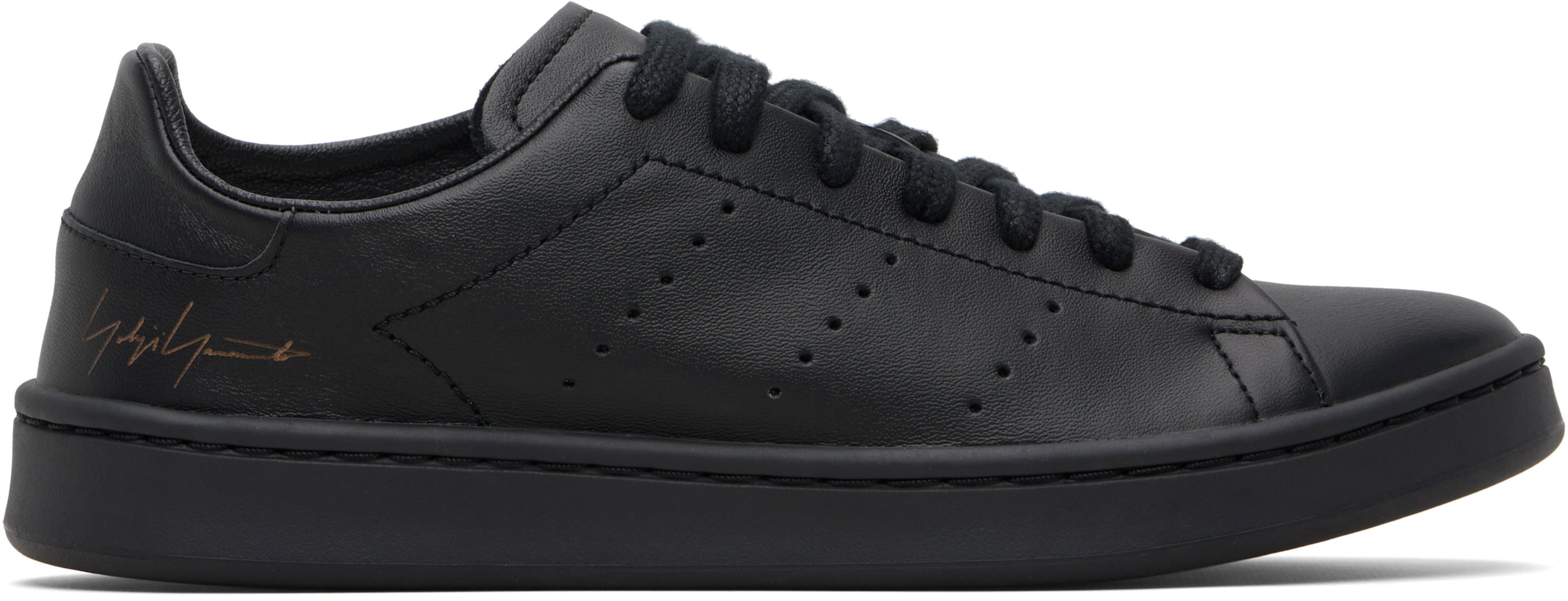 Black Y-3 Stan Smith Sneakers by Y3