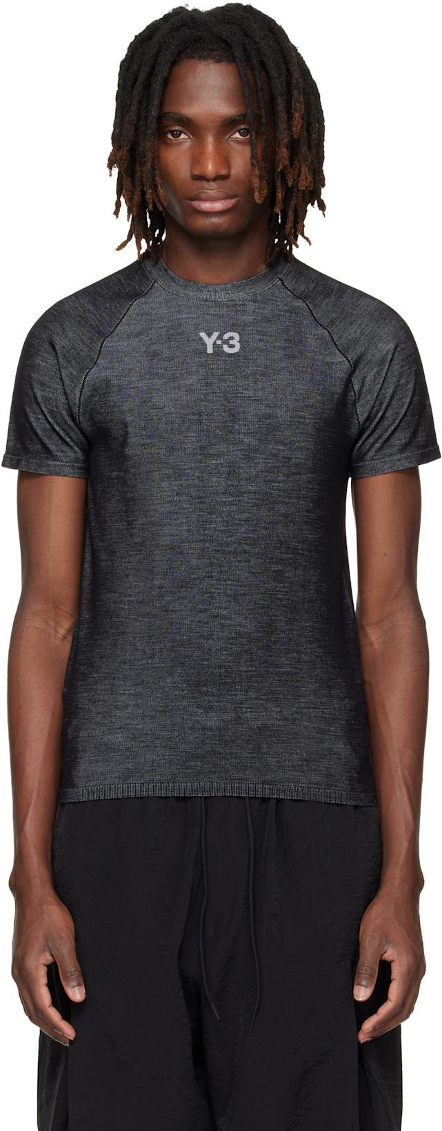 Black & Gray Mercedes-AMG F1 Edition Engineered T-shirt by Y3