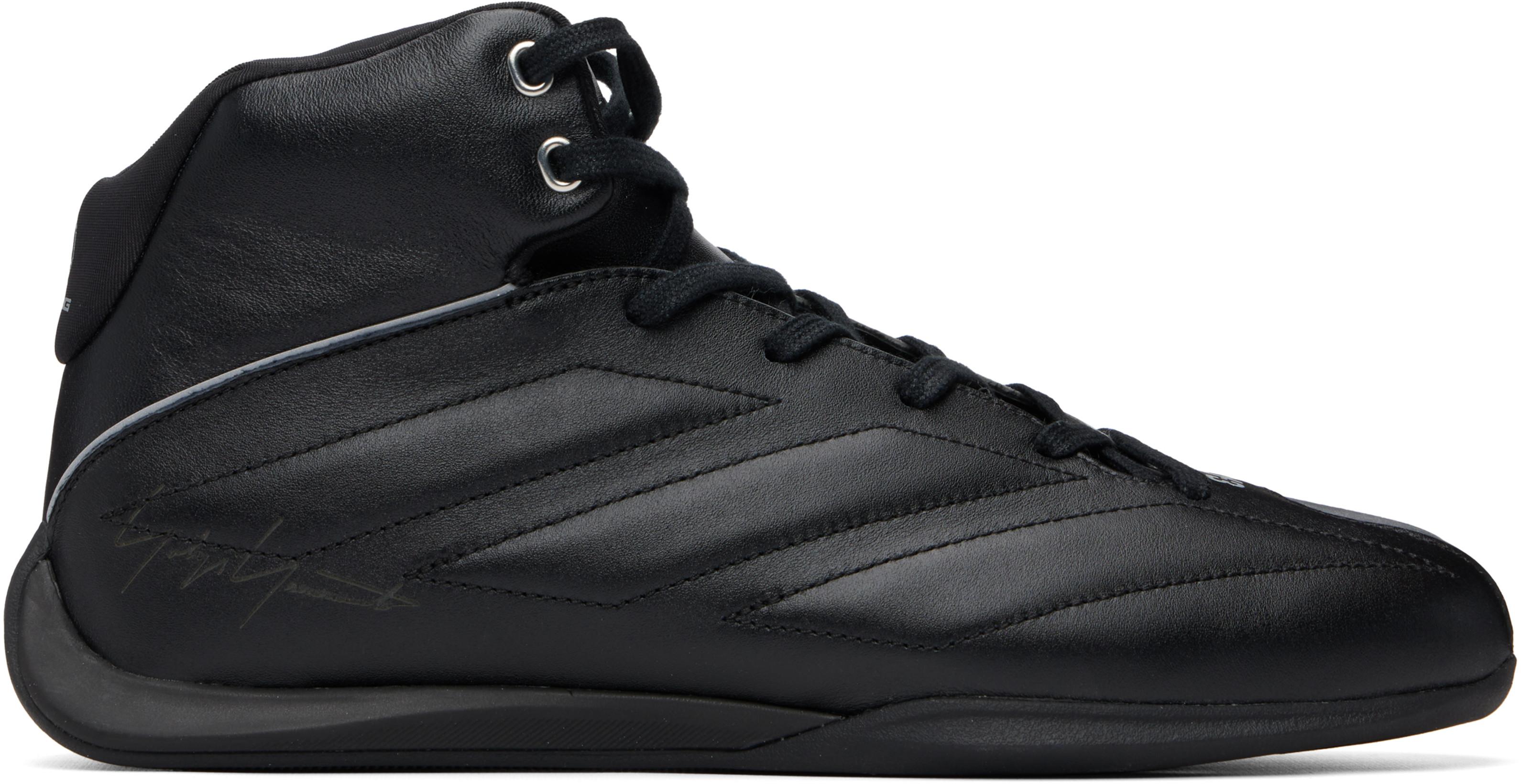 Black & Silver Mercedes-AMG F1 Edition Feroza Hi Sneakers by Y3