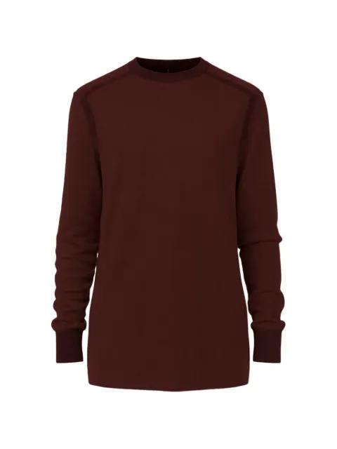 Classic logo-detail knitted crewneck sweater by Y3