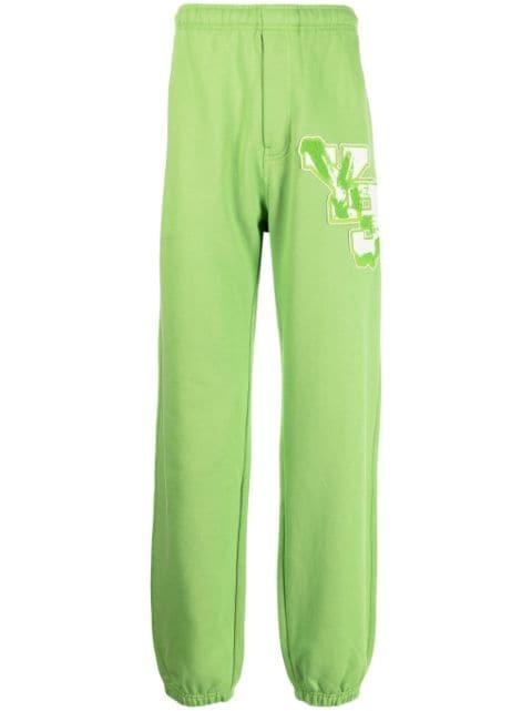 GFX FT logo-patch cotton track pants by Y3