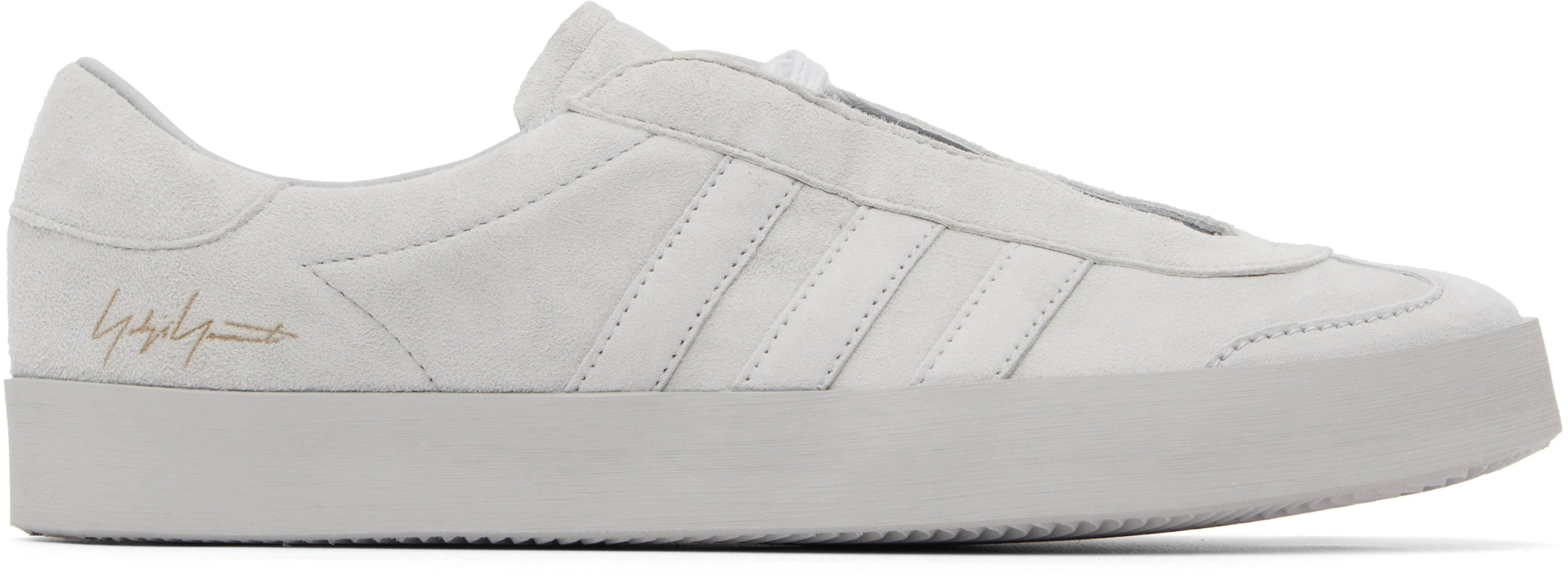 Gray Gazelle Sneakers by Y3