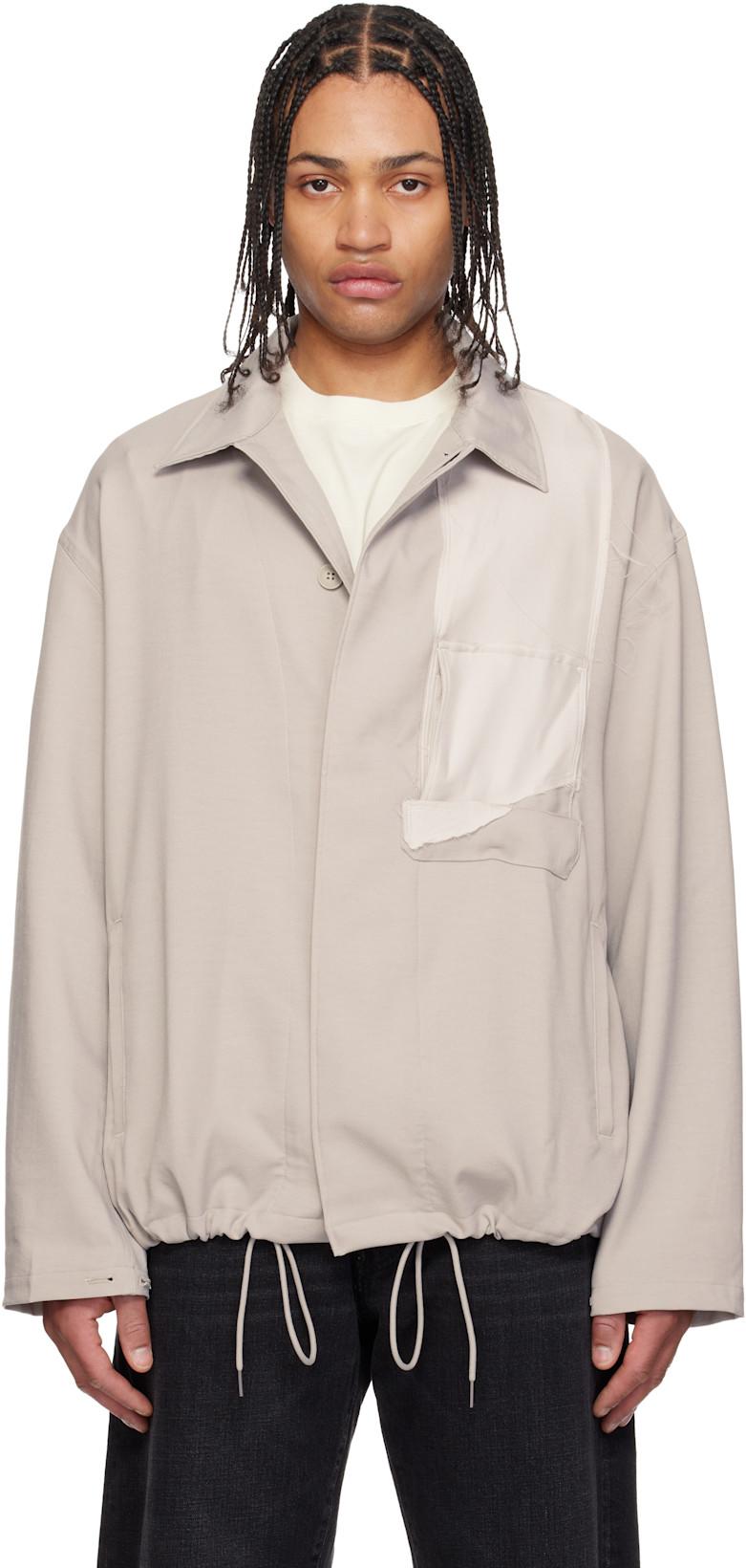 Gray Utility Blouson Jacket by Y3