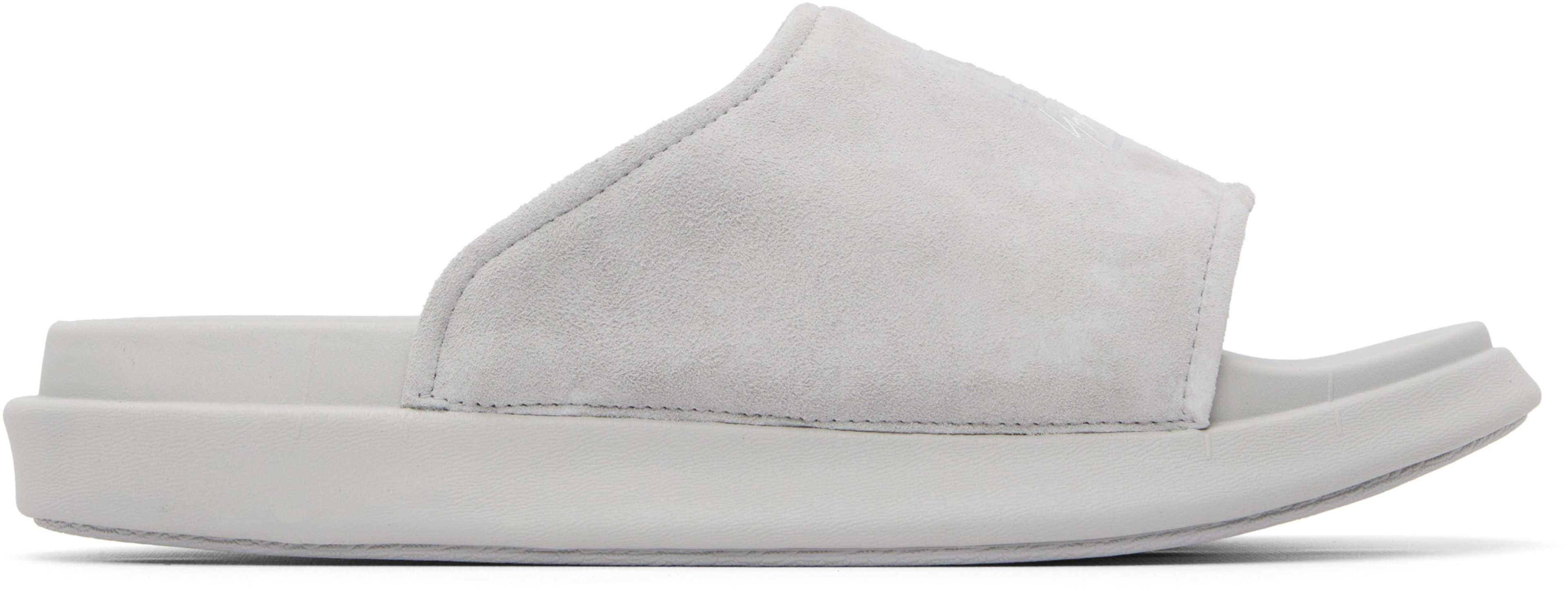 Gray Y-3 Slides by Y3