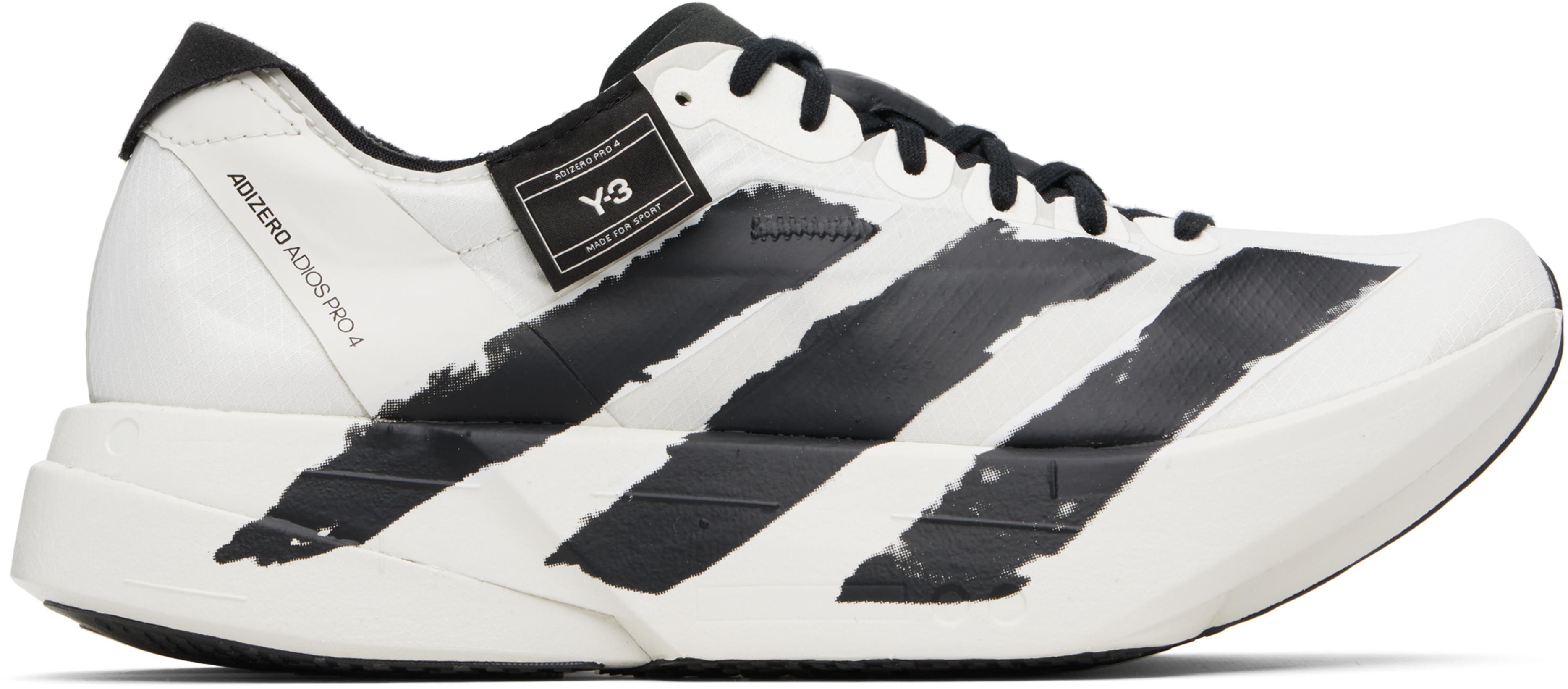 Gray & Black Adios Pro 4 Sneakers by Y3