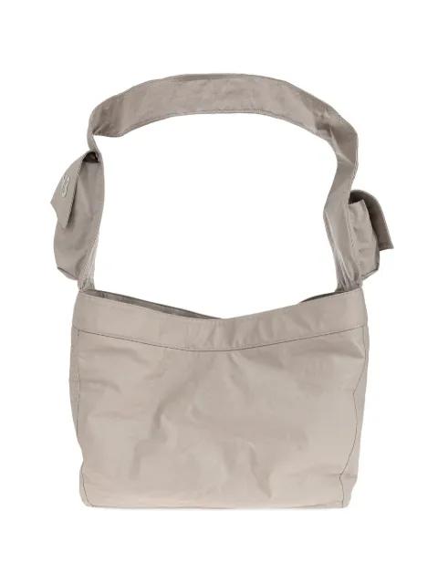Newspaper pocket detail tote bag by Y3