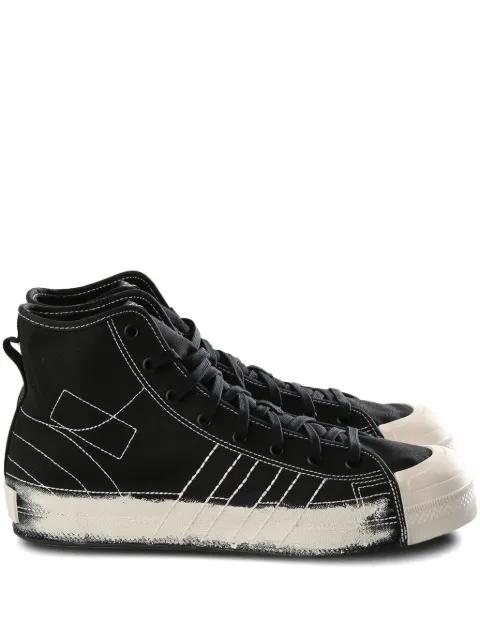 Nizza Hi contrast-stitch sneakers by Y3