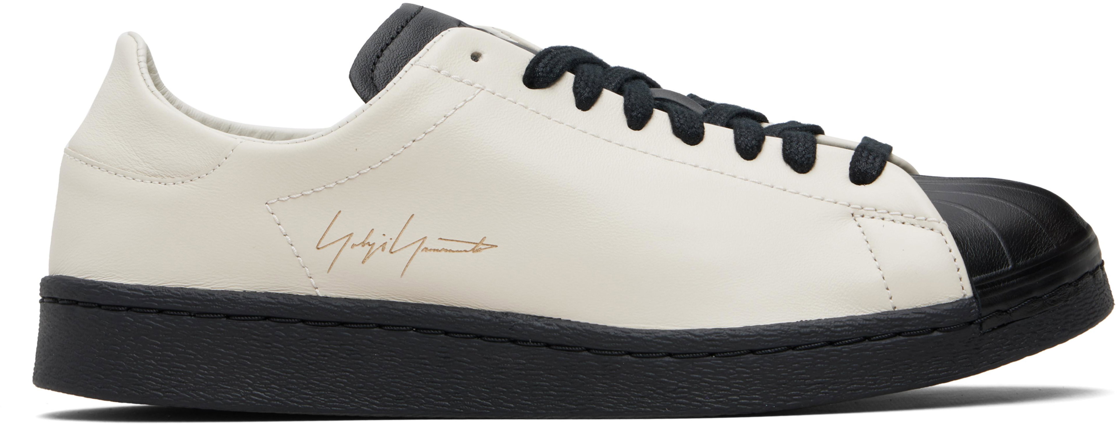 Taupe & Black Superstar Sneakers by Y3