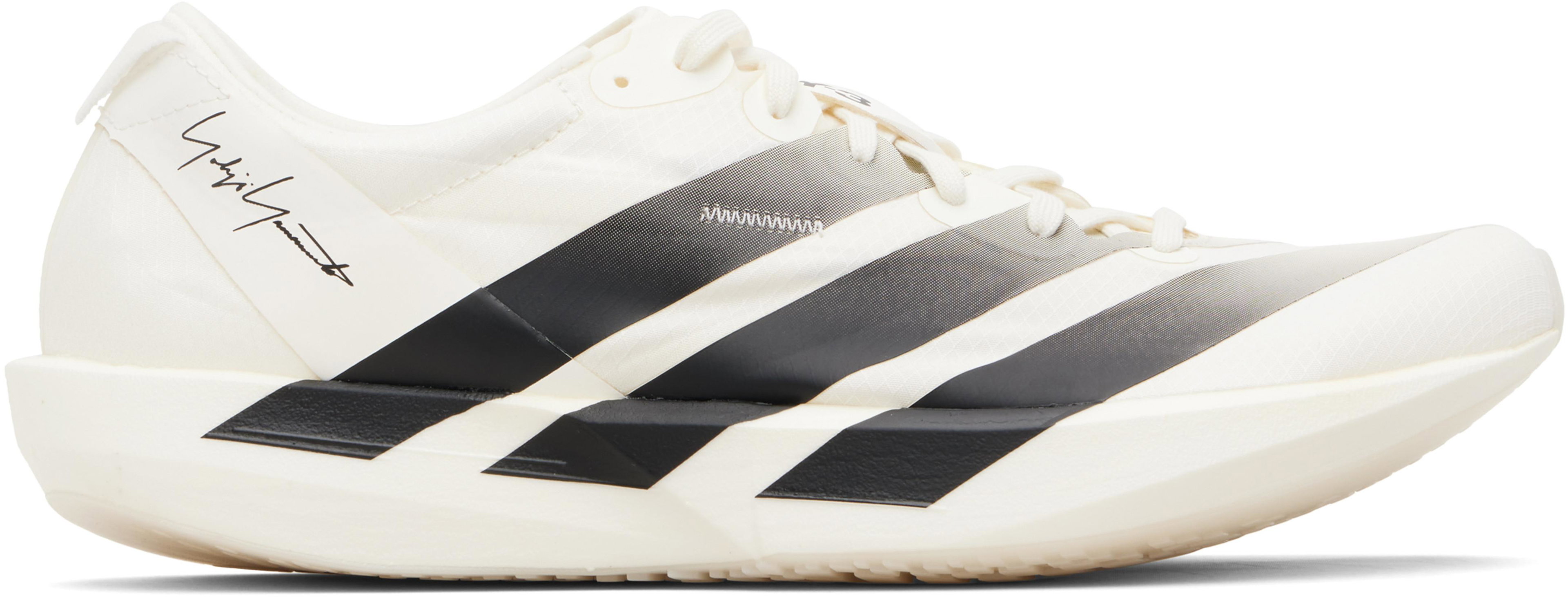 White ADIOS 9 Sneakers by Y3