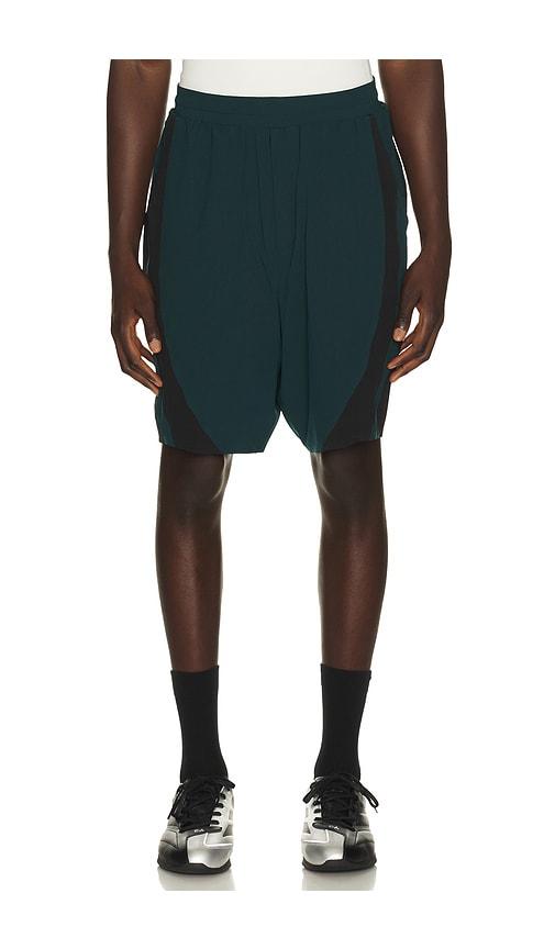 Y-3 Ultralight Woven Shorts in Dark Green by Y3