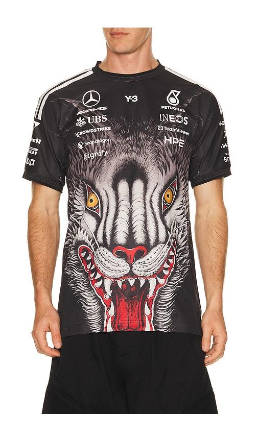 Y-3 x F1 Drvr Jersey in Black by Y3