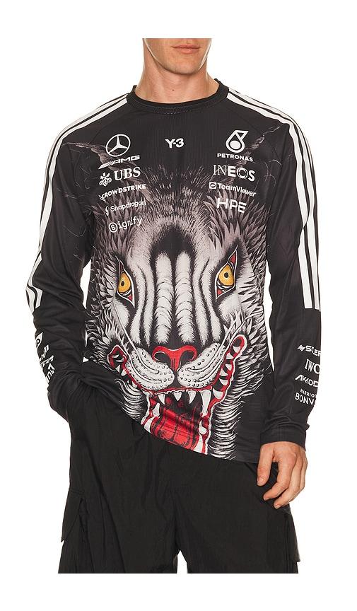 Y-3 x F1 Drvr Jersey in Black by Y3