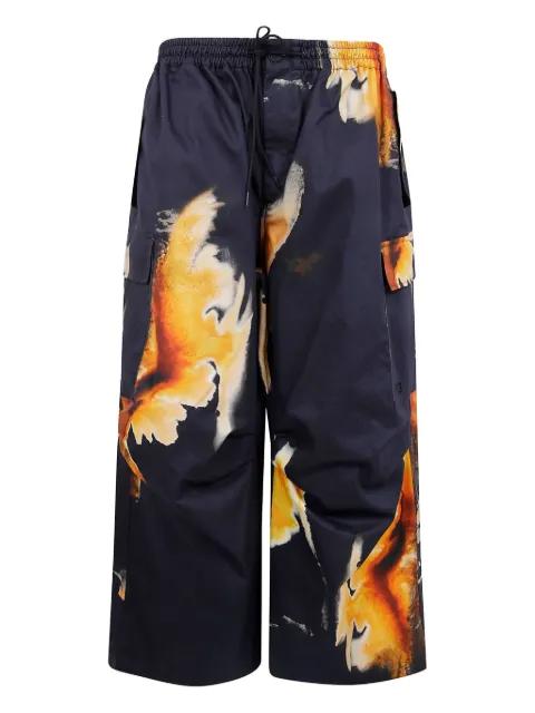 abstract-pattern trousers by Y3