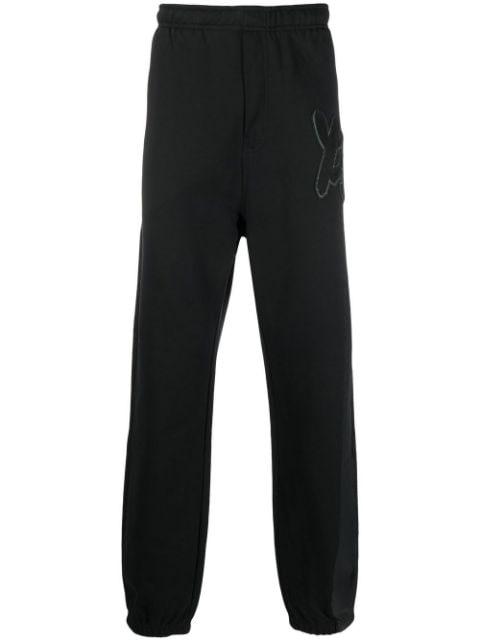 appliqué logo track trousers by Y3