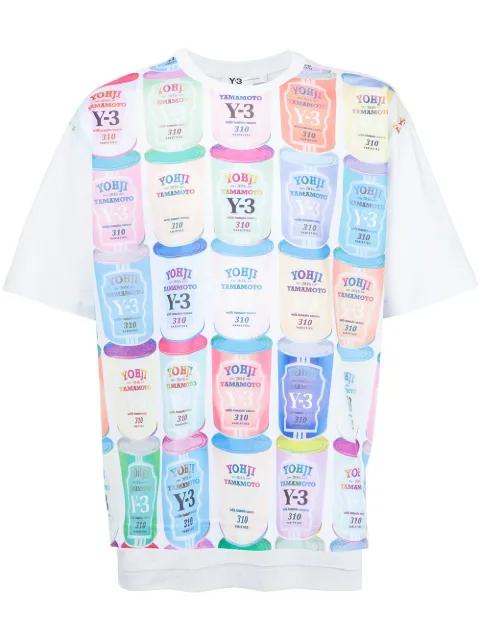cans print T-shirt by Y3