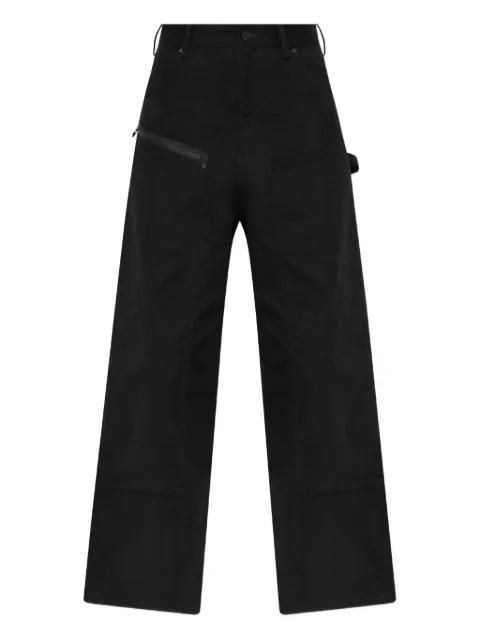 cargo-pocket zip-detail trousers by Y3