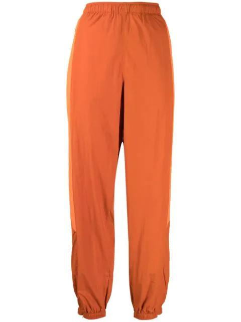 contrasting-panel tracksuit bottom by Y3