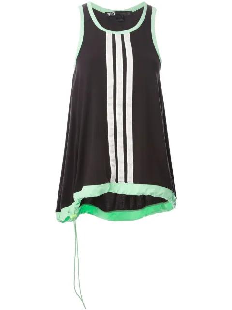 drawstring hem tank top by Y3