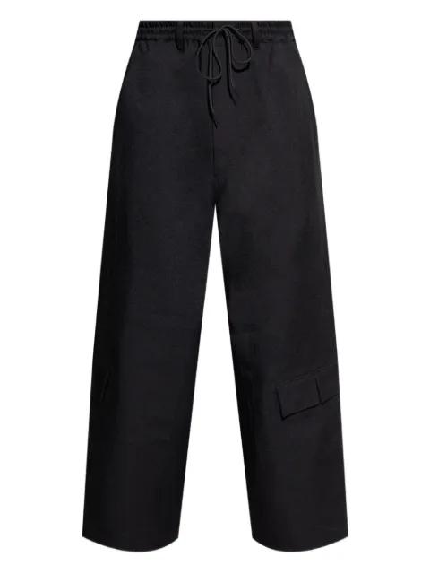 drawstring pocket trousers by Y3