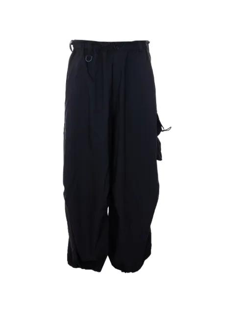 elasticated cargo track pants by Y3