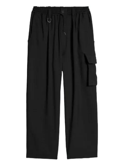 elasticated-waist cargo pants by Y3