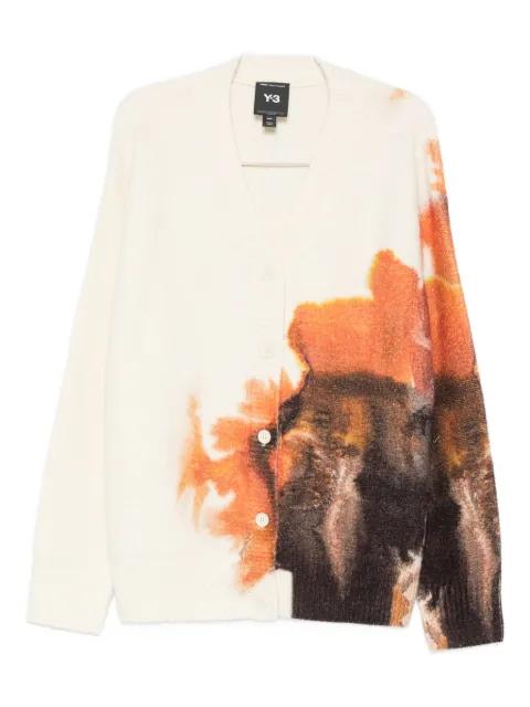graphic-print cardigan by Y3