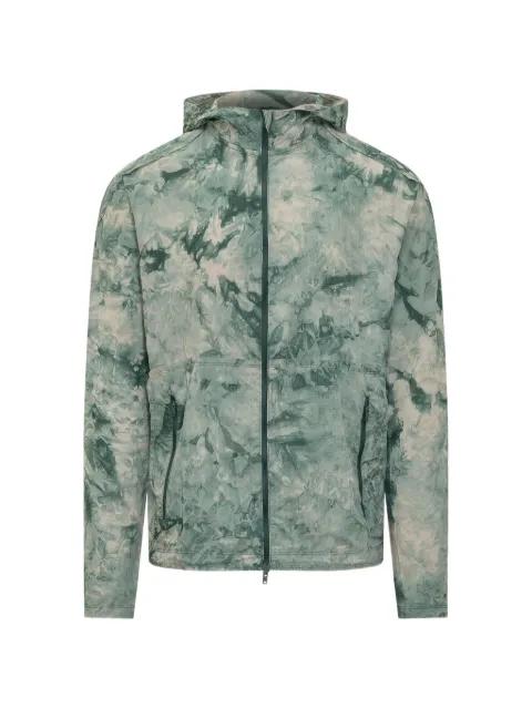 hoodied print jacket by Y3