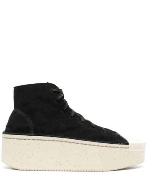 lace-up platform sneakers by Y3
