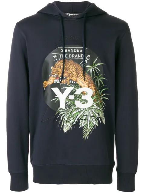 leopard hoodie by Y3