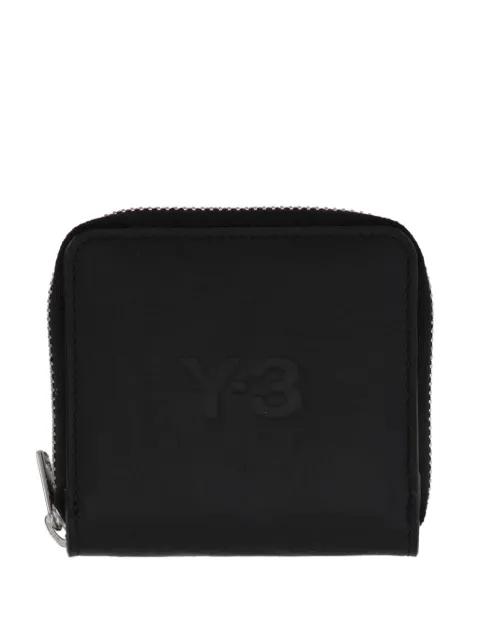 logo-debossed leather wallet by Y3