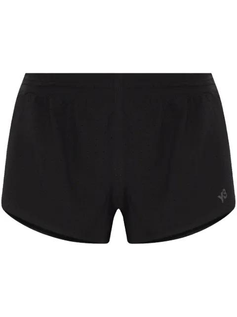 logo-detail running shorts by Y3