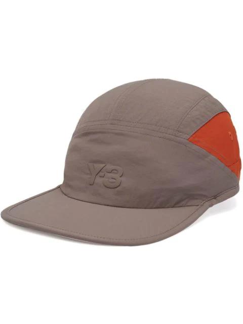 logo-embroidered two-tone cap by Y3